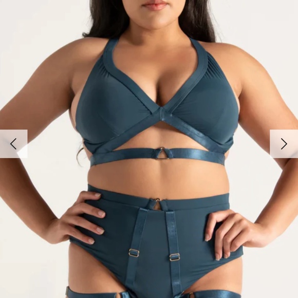 TATIANA ACTIVE TOKIO TOP - MATTE TEAL - Picture 4 of 11